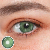 Lentes de contacto de color verde Marte